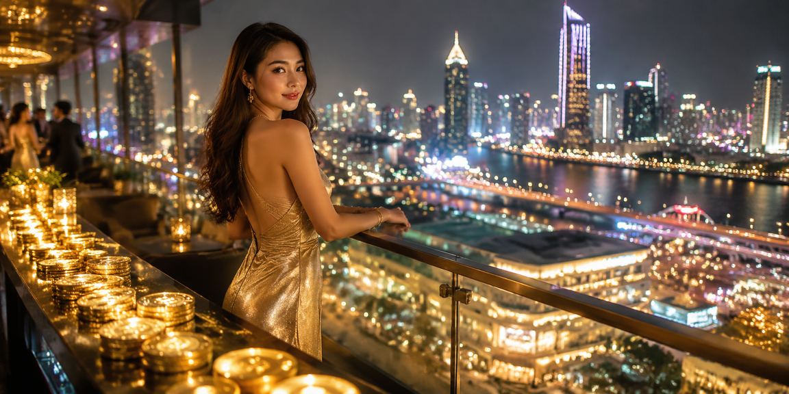 Người dùng mua vé xổ số trực tuyến tại TP. Hồ Chí Minh trên điện thoại buổi tối