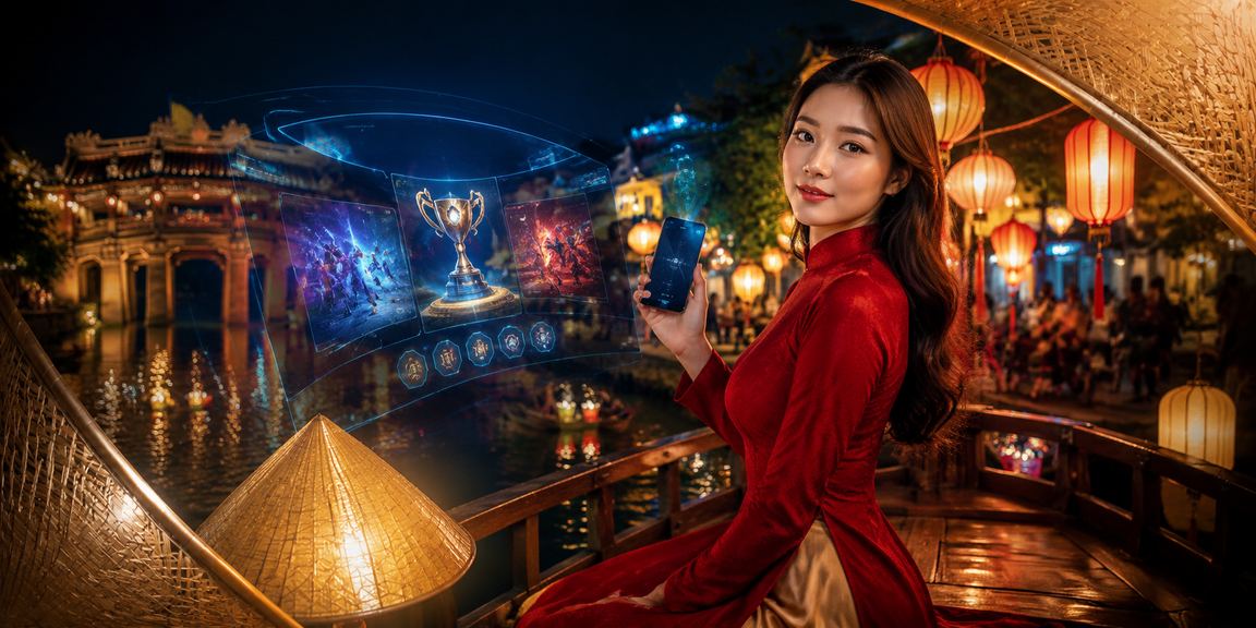 Người chơi theo dõi kèo esports và thể thao tại Hội An trên thiết bị di động